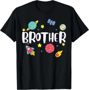 Brother Outer Space Galaxy Birthday T-Shirt