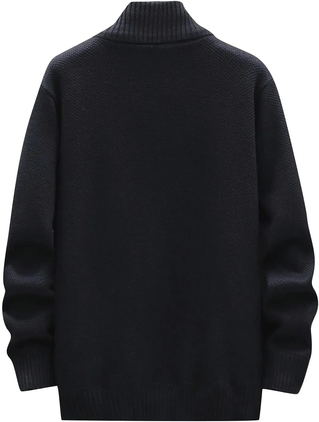 Casual Sweaters Cardigan Knitted Long Sleeve Jacket Full Zip Fleece Winter Warm Coat Outdoor Work Dress, XL-4XL