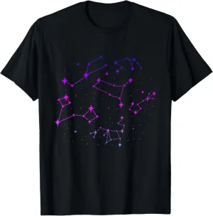 Science Galaxy Outer Space Star Constellations Astronomy T-Shirt