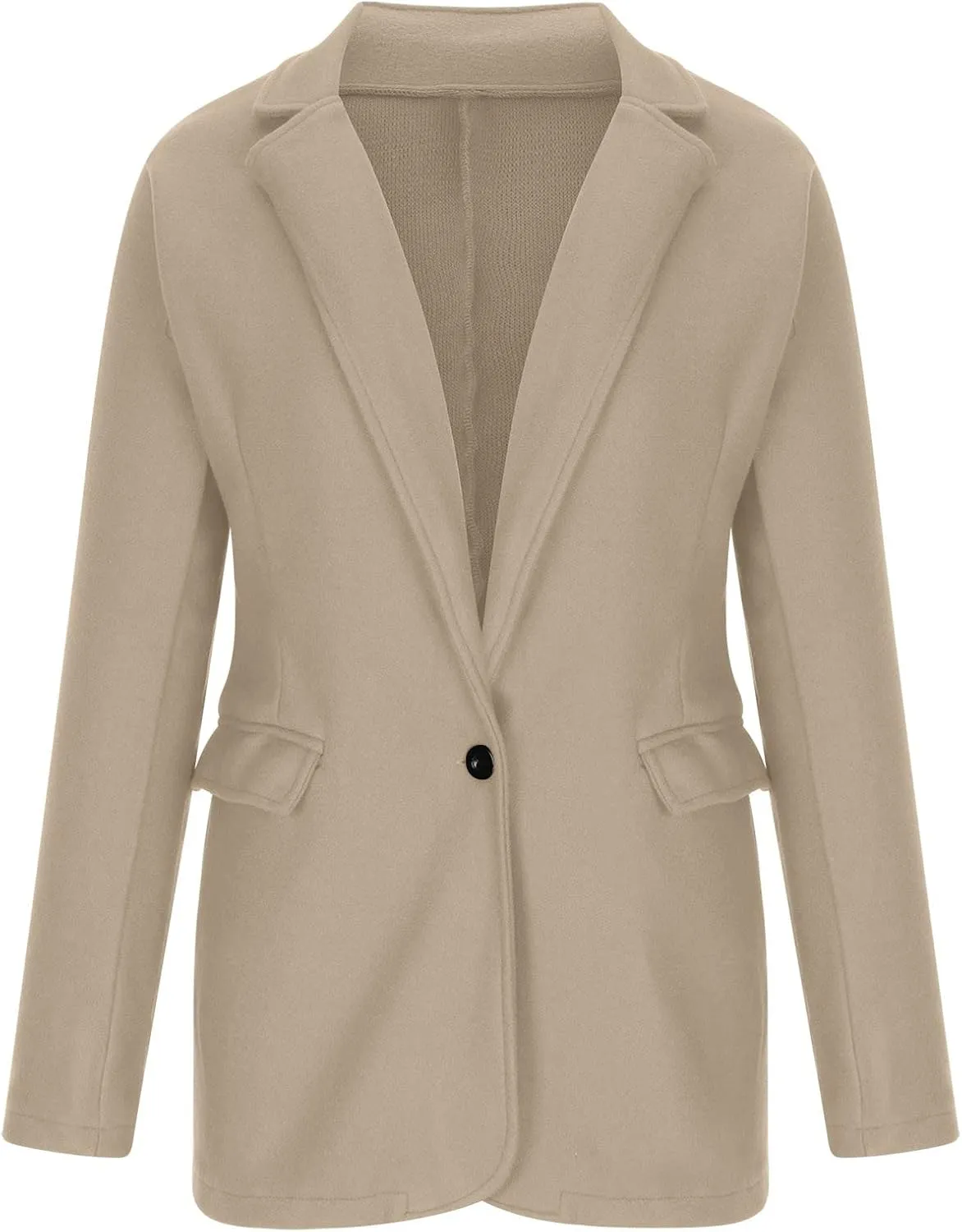 Women Blazer Business Long Business Suit Jackets Long Sleeve Plaid Lapel Collar Jacket Blazers for Women Dressy