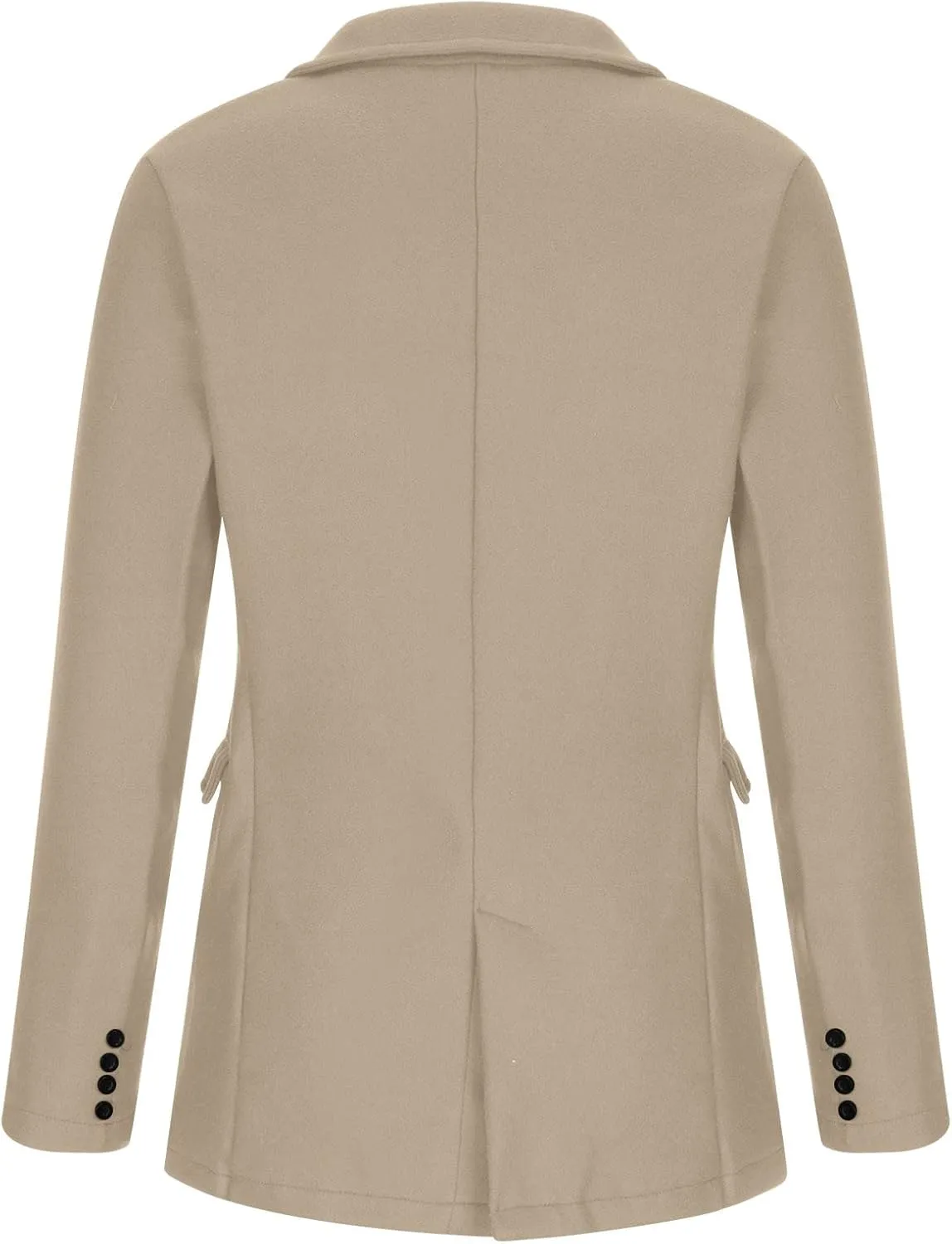 Women Blazer Business Long Business Suit Jackets Long Sleeve Plaid Lapel Collar Jacket Blazers for Women Dressy
